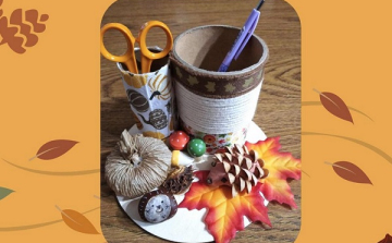 Kézműves foglalkozás Veszkényben