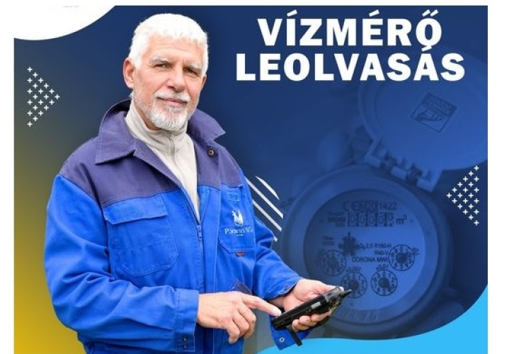 Aknás lakossági vízmérő leolvasást végez a Pannon-Víz Zrt a Rábaközben