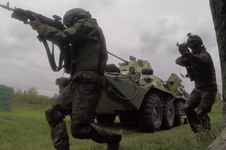 Hírszerzési információk szerint az orosz hadsereg a Baltikum lerohanását gyakorolta