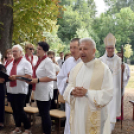 Búcsú Szanyban a Szent Anna kápolnánál.