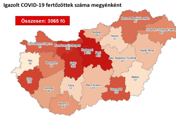 Kisebb mértékben nőtt a koronavírus-fertőzöttek száma, elhunyt 12 beteg