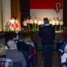 Az 1848-as Forradalom és Szabadságharc 175-ik évfordulójára rendezett emlékműsor Szanyban.