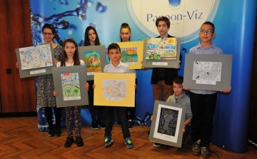 Rábaközi díjazottak a Pannon-Víz rajzpályázatán