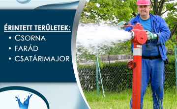 Vízhálózat tisztítás Csornán és Farádon