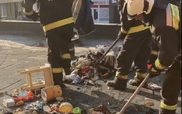 A felhalmozott hulladék életveszélyes