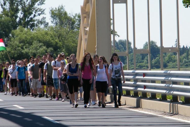 Gyalogtúra a csornai csata emlékére