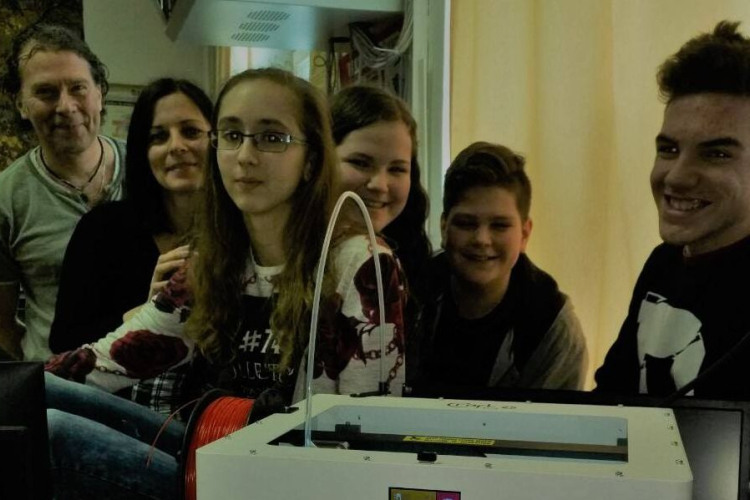 Te még nem is láttál olyan nyomtatót, amilyennel a csornai gyerekek dolgoztak